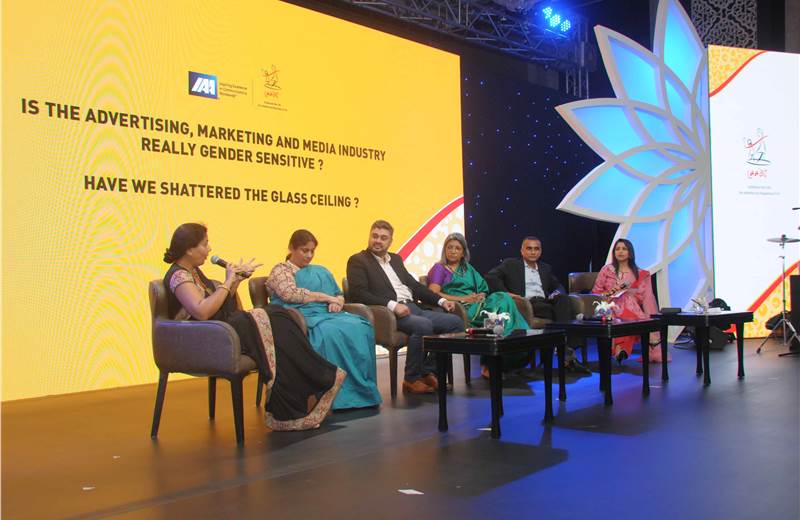 Images from IAA's panel discussion on gender sensitivity in advertising