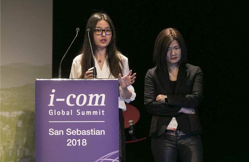 I-Com Global Summit 2018: Pictures from Data Creativity Awards presentations