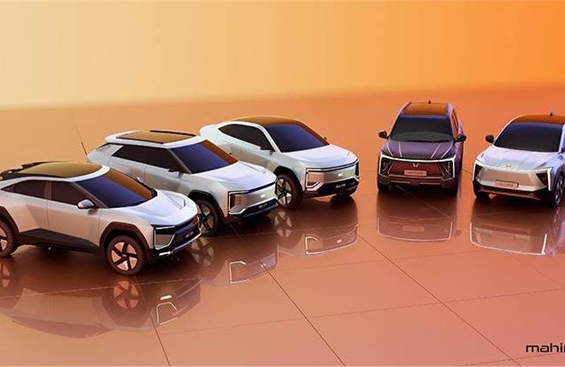 Mahindra reveals five new electric SUVs on INGLO platform