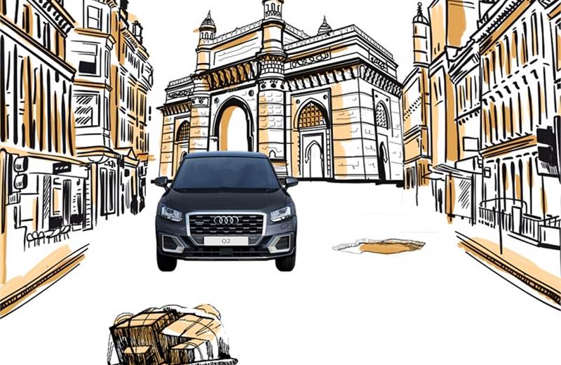 Audi Q2 takes users on a drive through Instagram filter