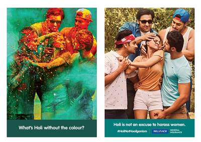 Reliance General Insurance bats for a safer Holi for women, free of hooliganism