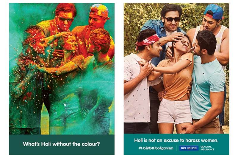 Reliance General Insurance bats for a safer Holi for women, free of hooliganism