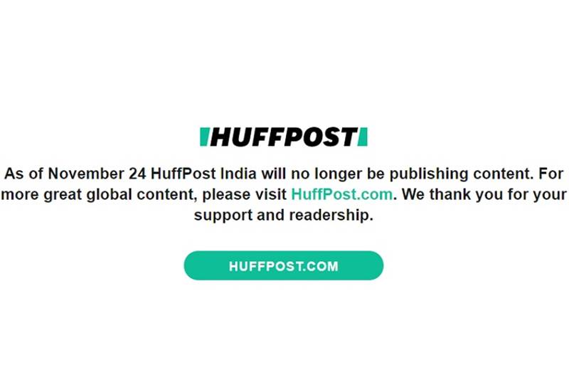 Huffpost India shuts operations