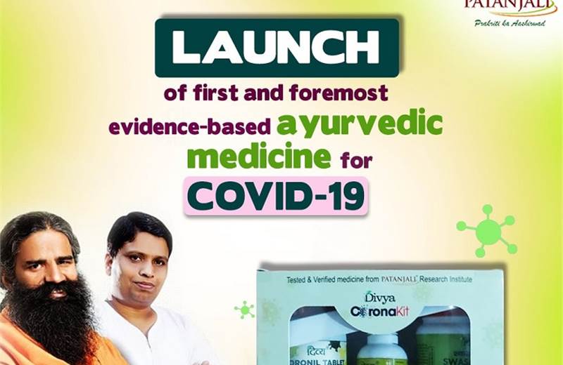 Patanjali provides information on Coronil to Ministry of Ayush