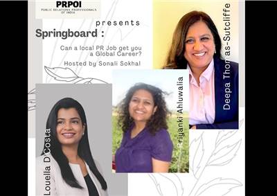 Springboard: Crafting a global career in PR