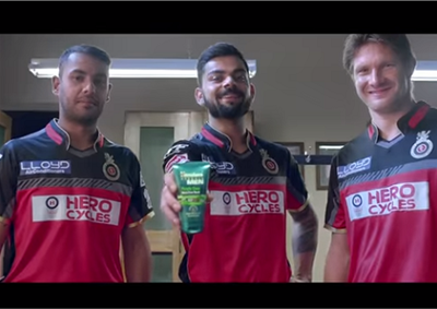 Himalaya Herbals gets RCB players to show that men hate pimples too