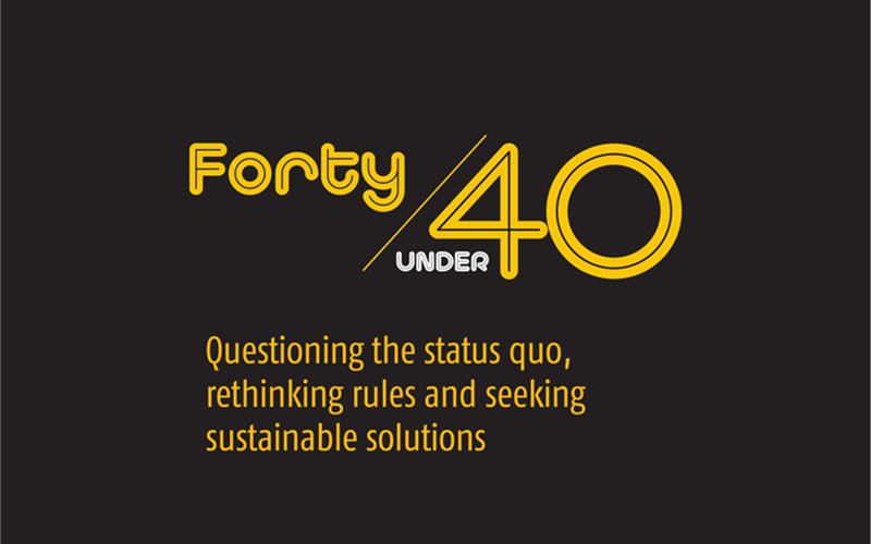 Forty Under 40: Questioning the status quo, rethinking rules and seeking sustainable solutions - The Noel DCunha Sunday Column