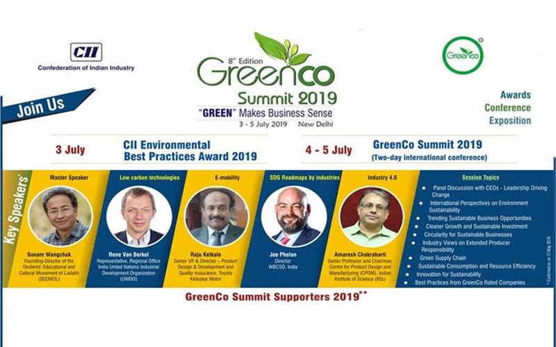 CII GreenCo Summit 2019 on 4 and 5 July