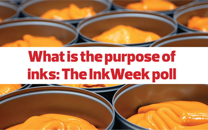 What is the purpose of inks: The InkWeek poll - The Noel D'Cunha Sunday Column