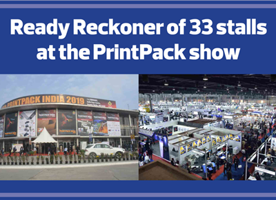 33 stalls at the PrintPack show - A Ready Reckoner by Noel D'Cunha