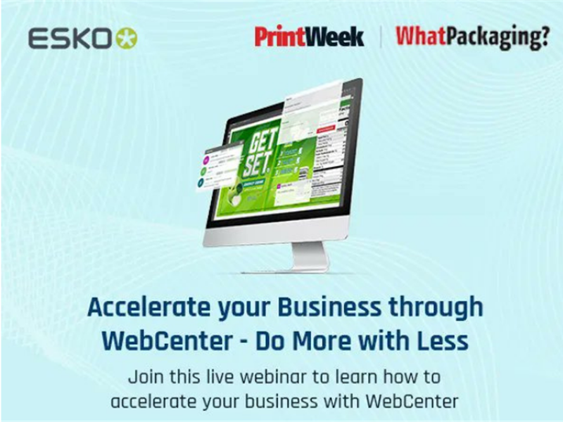 PrintWeek webinar: Esko's WebCenter to boost efficiency