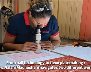 From nail technology to flexo platemaking: How Nalani Madhushani navigates two different worlds  - The Noel DCunha Sunday Column
