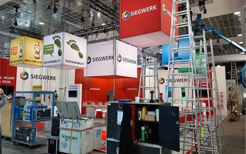 Siegwerk presented a range of inks and varnishes for non- and food applications