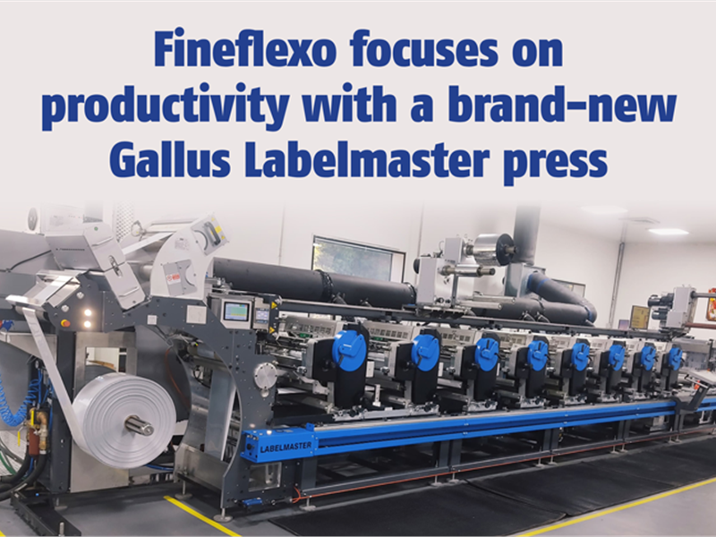 Fineflexo focuses on productivity with a brand-new Gallus Labelmaster press - The Noel D'Cunha Sunday Column