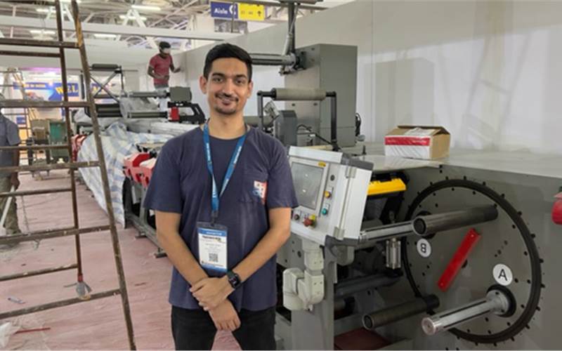 Shail Patel, AKO Flexo, a print service provider who has entered into machinery distribution