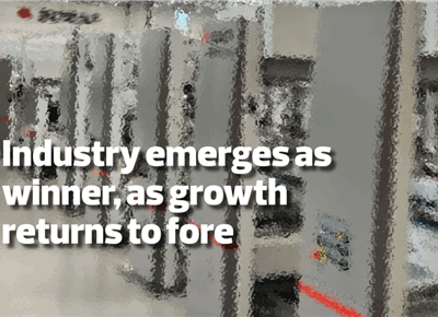 Industry emerges as winner, as growth returns to fore - The Noel D'Cunha Sunday Column