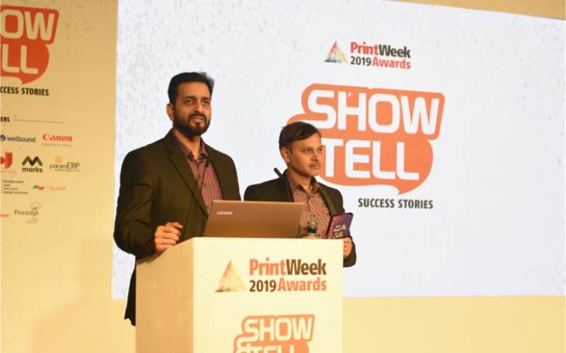 We are not selling packaging. We are selling sales people for the brand with every package, Shailesh Potdar and Abodh Dixit of Parksons assert during Show & Tell hosted by PrintWeek