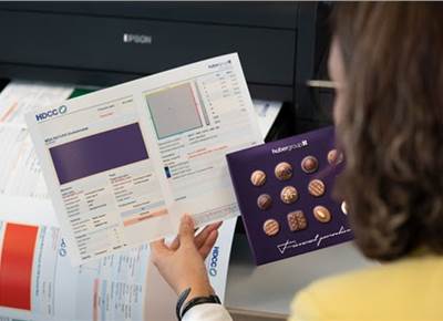 Hubergroup completes one year of its digital print folders 