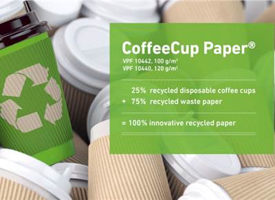 VPF introduces sustainable material from coffee cups