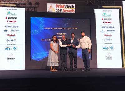  PrintWeek Awards 2023: Hitech Print Systems wins MSME Company of the Year (Joint Winner)
