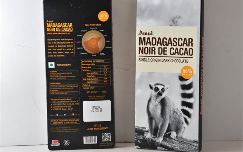 Private View: Amul Madagascar Noir De Cacao dark chocolate