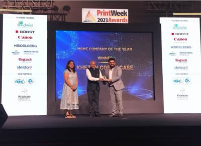  PrintWeek Awards 2023: Khetan Corru Case wins MSME Company of the Year (Joint Winner)