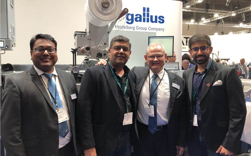 Labelexpo Europe 2019: Gallus announces ECS 340 deal with Kwality, Mudrika and Nutech