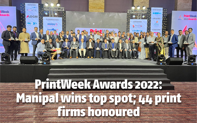 PrintWeek Awards 2022: Manipal wins top spot; 44 print firms honoured 