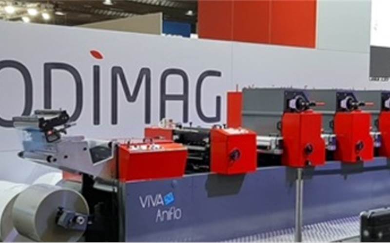 Displayed, te Viva 420 is an upgrade to the Viva 340 shown at Labelexpo Europe 2017