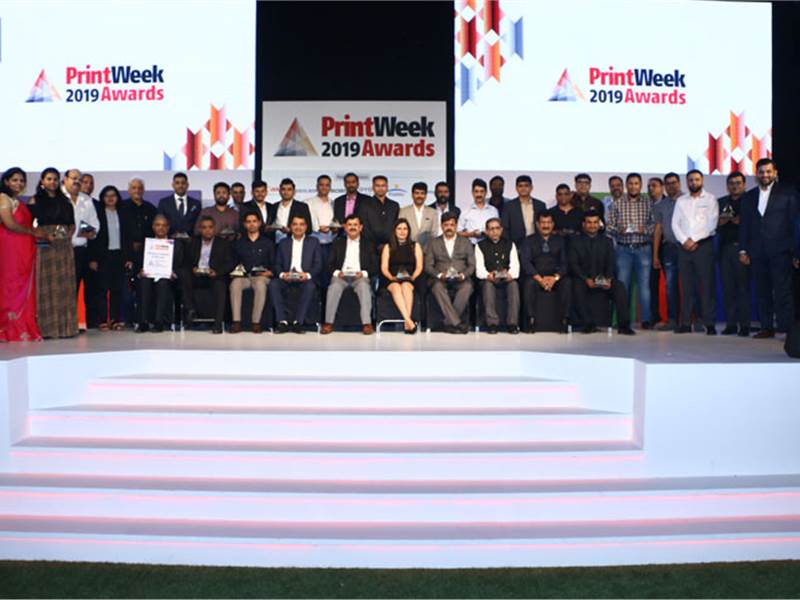 A glimpse of the PrintWeek Awards 2019 Night
