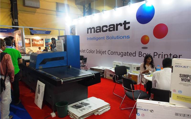 Macart's Boxjet machine was launched at Pamex show in 2013. From then the company has constantly upgraded the machine to suit the corrugation industry. At the show Macart sold a machine to a Vasai-based firm with several orders in the pipeline.