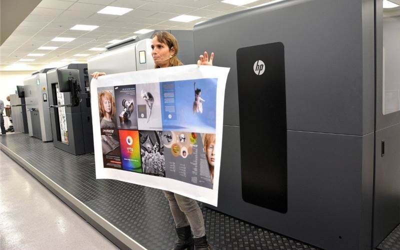 HP unveiled Indigo 12000 at Drupa 2016. It features a maximum printing speed of up to 4,600 B2 colour sheets per hour and it can print monochrome in duplex at 4,600 sph. The Indigo 12000 broadens the substrate range that it can print on including synthetics, canvas, and metallised with on-press HP Indigo ElectroInk Primer and One-Shot Colour technology