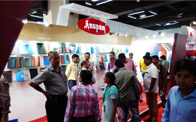 Anupam was one of the busiest stalls at the show