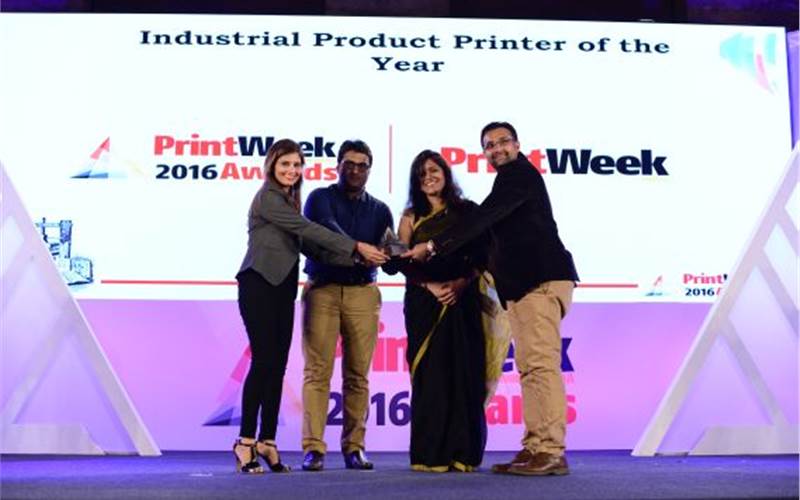 Parksons Graphics is the joint winner in the Industrial Product Printer of the Year category