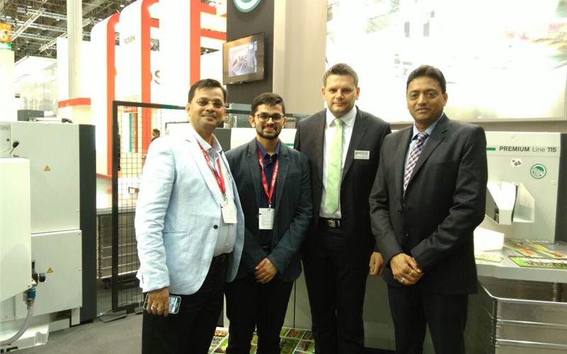 Mumbai-based commercial print specialist, Indigo Press purchased Perfecta PremiumLine 92 cutting machine at the show