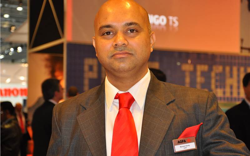 Manesh Shetty, regional sales manager at Agfa Graphics