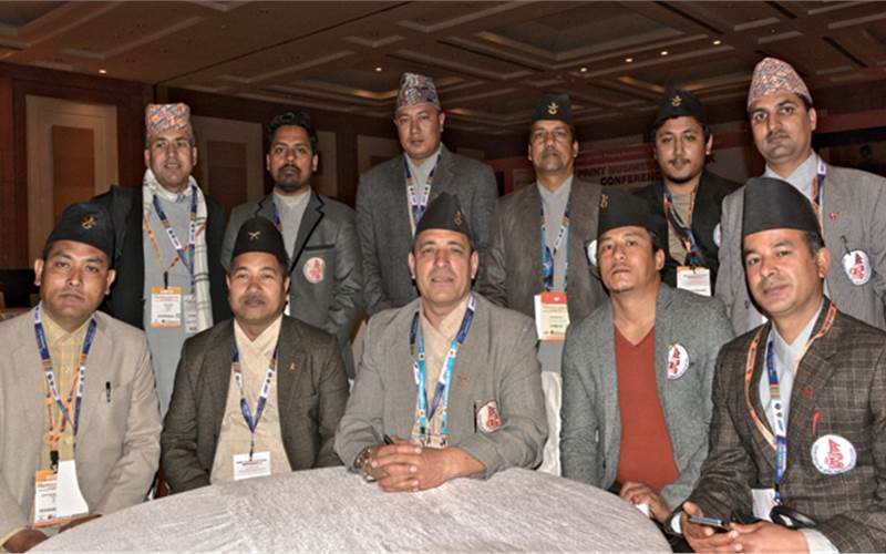 The Federation of Nepal Printers’ Association (FNPA) is four years old and boasts of more than 2,000 members. There were more than 500 Nepalis at the show, of which 55 delegates ‘officially’ attended PrintPack 2017 on all five days. The leader of the group is Madhav KC, has been the president of the FNPA for two years now
