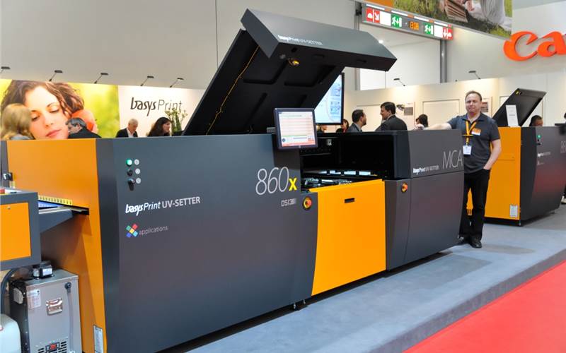 Basysprint UV CtCP 860x series, which can deliver resolutions of up to 2,400dpi, at Drupa 2012