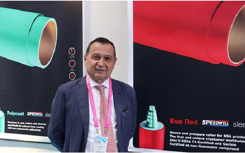Paolo Mesturini, managing director for Rossini’s plant in China highlighted the Italian manufacturer’s range of rubber rollers, sleeve and mandrels for flexography and gravure presses. Besides its plant and offices in Italy, Rossini has five more plants, including the 8,000 sq/m plant in Chakan, Pune, which was opened in September 2014