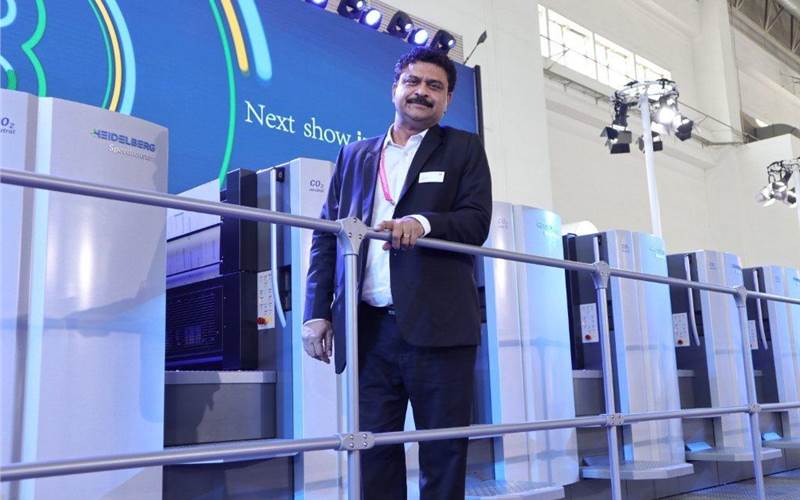 Peter Rego, general manager for sales at Heidelberg India announced the sale of three SX 74 four-colour press one of which will go to Surat; one CX 102 seven-colour plus coater with Multicolor technology to Sai Swaram, Vadodara; and an XL 106 with Multicolor and a host of other features to Temple Packaging