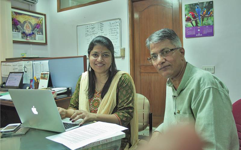 The founder, chairman and managing director, Vijay Raghavan with the director (North), Priyata Raghavan