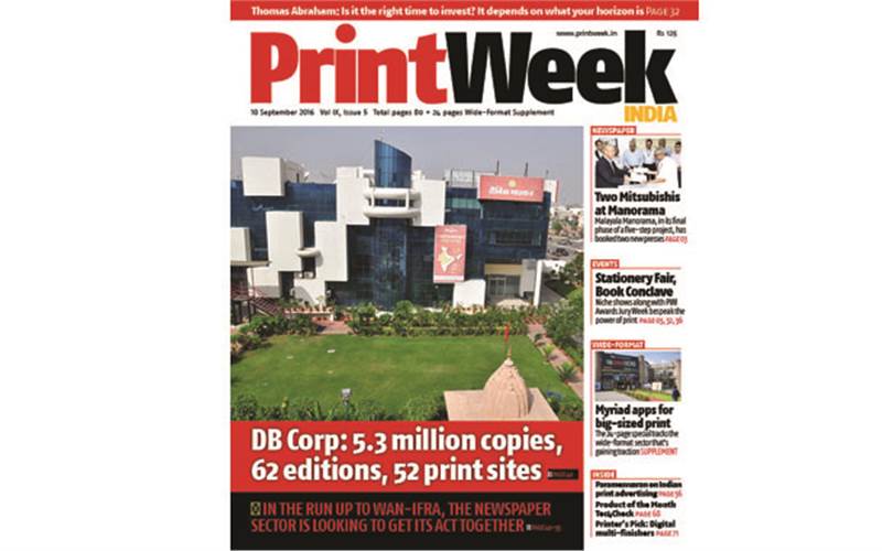 Welcome to the September issue of PrintWeek India