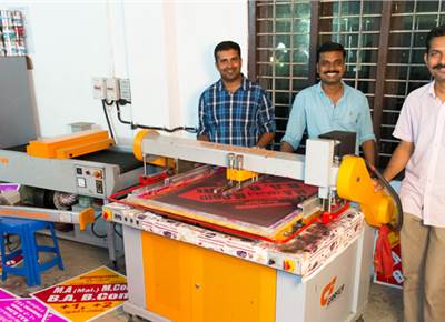Kerala-based Adzone invests in Grafica screen printing machine