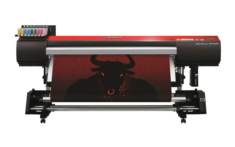 The XF 640 is is the fastest wide-format printer manufactured by Roland