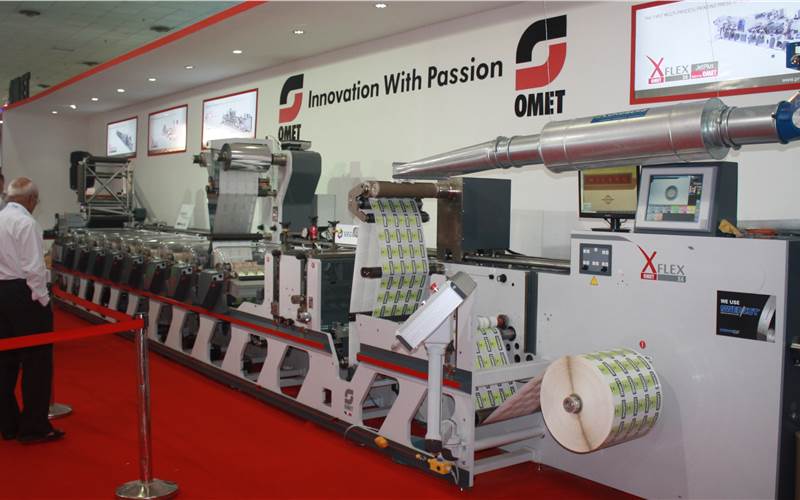 The Omet Stall at Labelexpo 2014