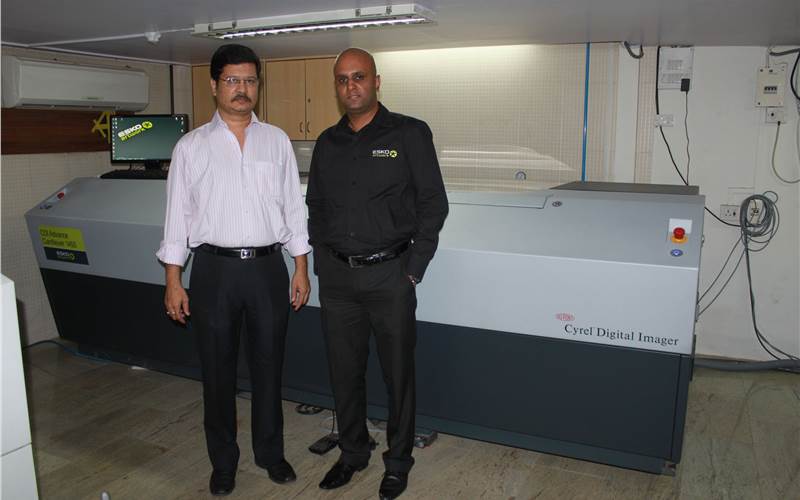 Patil (l): "gearing up for the requirements of tomorrow's flexo market"