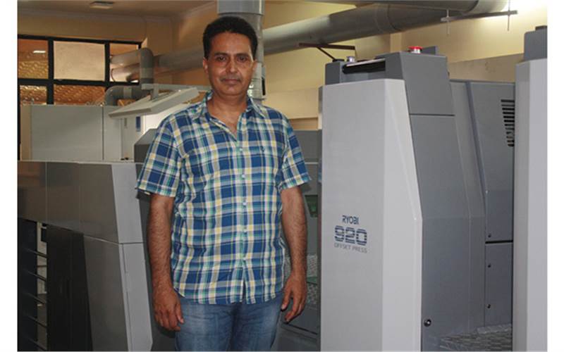 A 20-year old pearl with 17 print units and 60 sets at 200 dpi, daily: Ashwani Thapar joined the industry as a helper in 1981, before starting out on his own in 1998 with Pearl Printers. Thapar explained why it is important to take risks to grow