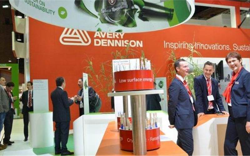 Avery Dennison stall at Labelexpo Europe 2015