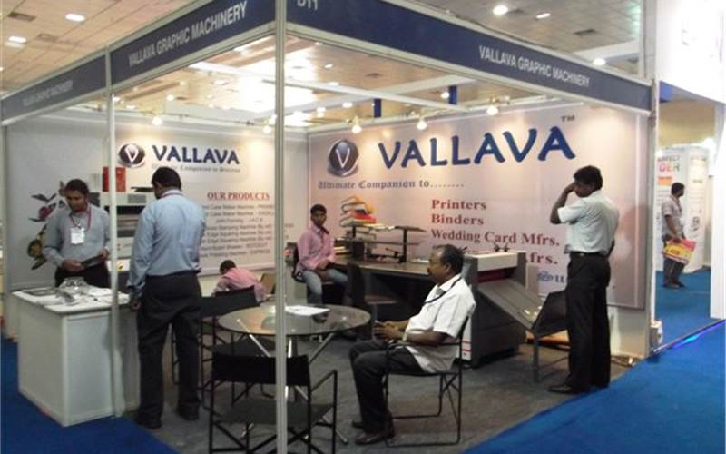 Making debut at the PrintExpo, Vallava Graphic Machinery showcased a range of post-press machineries which included  Premier, a case-making machine and Jack a joint forming machine
