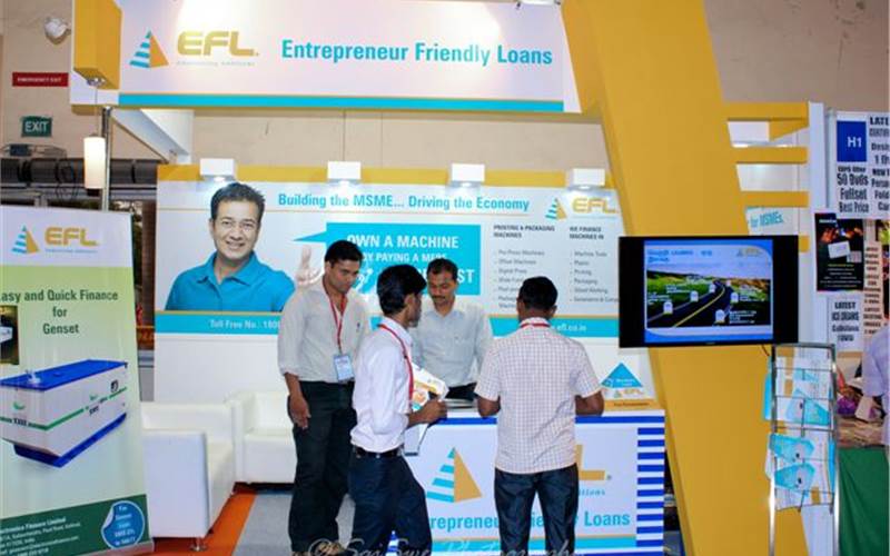 Electronica Finance(EFL) offered financial loans wherein print companies can own machinery displayed at the exhibition by paying 20% of the total value of the machinery